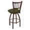 Holland Bar Stool Co 25" Swivel Counter Stool, Bronze Finish, Graph Parrot Seat 81025BZ015 - alternate 2